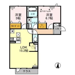 D-room高坂弐番町　129751の物件間取画像